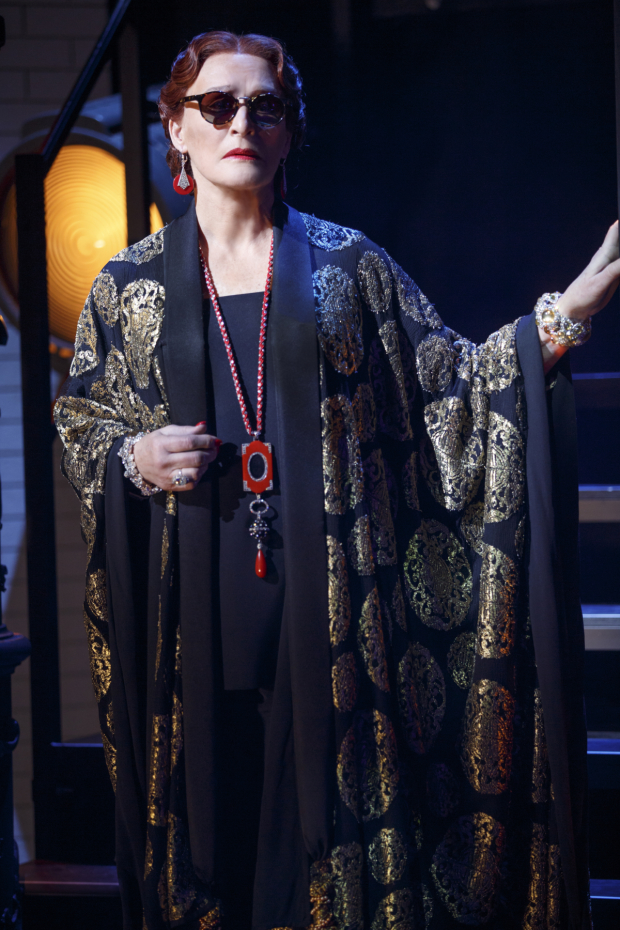Glenn Close as Norma Desmond in the 2017 Broadway revival of Sunset Boulevard, directed by Lonny Price, at the
Palace Theatre.