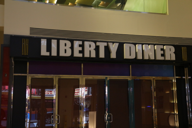 The eponymous Liberty Diner offers the only hint that the stunning Liberty Theatre hides behind a shopping complex on 42nd Street.