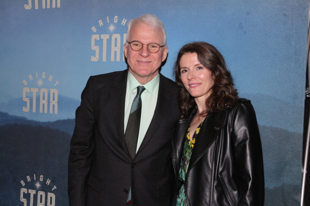 Steve Martin and Edie Brickell are Grammy nominees for the cast album of Broadway&#39;s Bright Star.