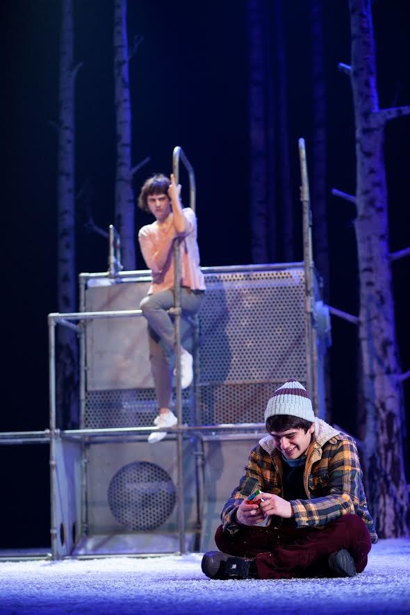 Lucy Mangan and Cristian Ortega star in Let the Right One In, directed by John Tiffany, at the Alley Theatre.