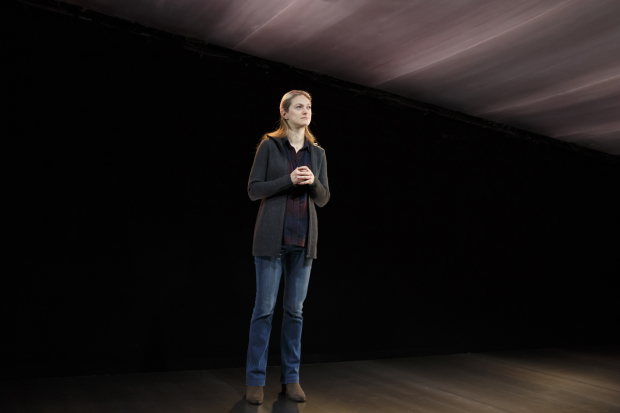 Marin Ireland stars in Martín Zimmerman&#39;s On the Exhale, directed by Leigh Silverman, at Roundabout Underground.