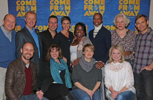 Cast members of Come From Away.