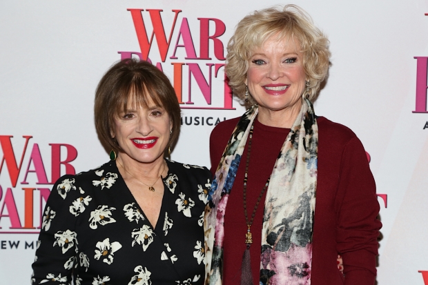 Patti LuPone and Christine Ebersole star in War Paint, directed by Michael Greif, playing on Broadway a the  Nederlander Theatre beginning March 7.