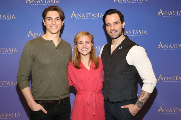 Derek Klena, Christy Altomare, and Ramin Karimloo lead the cast of Anastasia, directed by Darko Tresnjak.