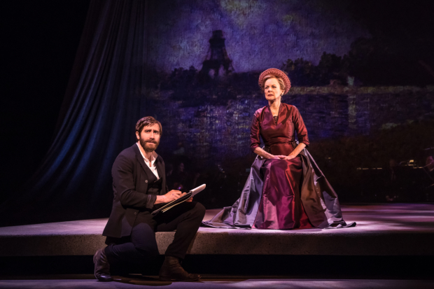Jake Gyllenhaal and Penny Fuller star in Sunday in the Park With George on Broadway.