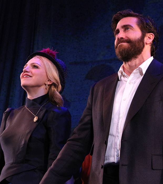 Annaleigh Ashford and Jake Gyllenhaal take their bows as Sunday in the Park With George opens on Broadway.