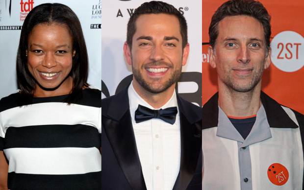 Quincy Tyler Bernstine, Zachary Levi, and Ben Shenkman will perform an industry reading of Stand. Up. at the Vineyard Theatre.