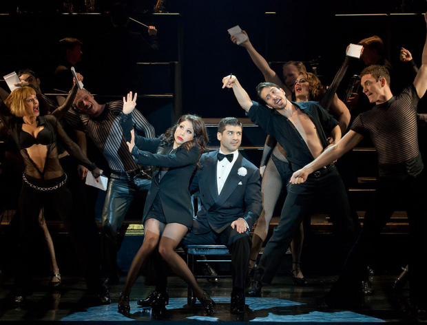 Tony Yazbeck with Bianca Marroquin in the cast of Chicago.