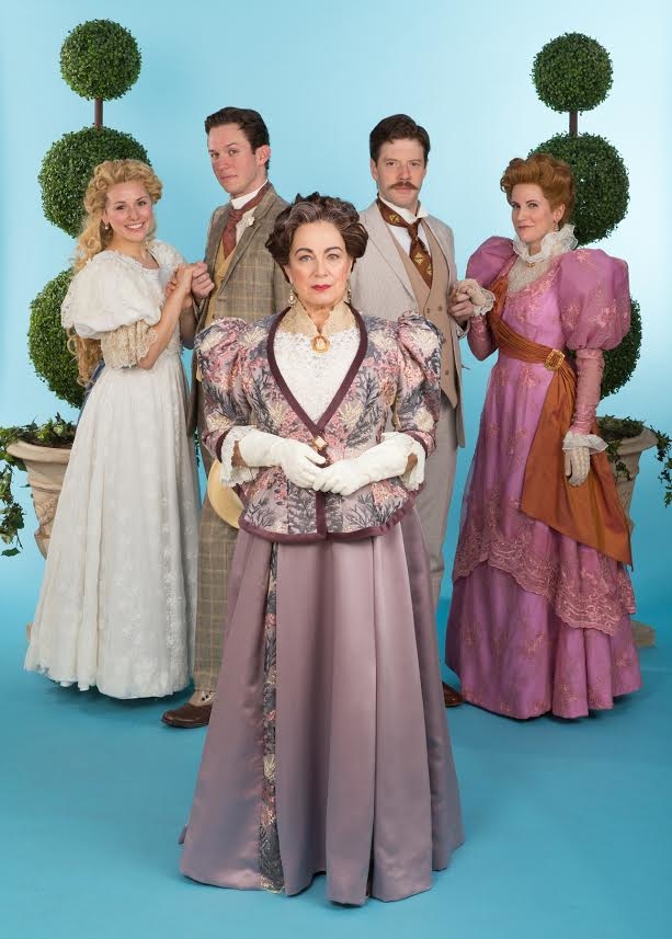 The cast of The Importance of Being Earnest, directed by Bob Carlton, at the Walnut Street Theatre.