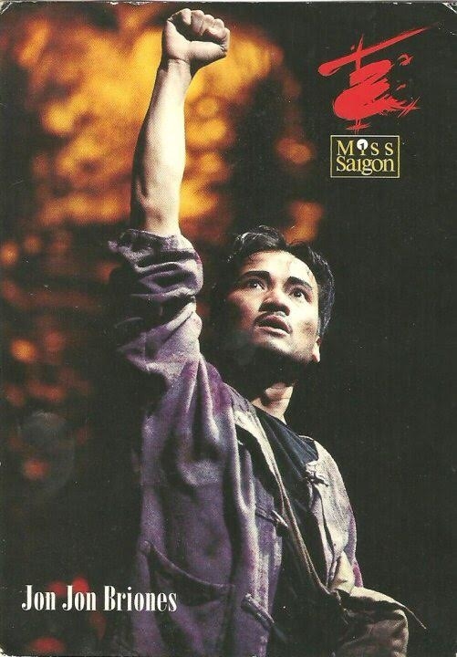 Jon Jon Briones as the Engineer in a 1994 German production of Miss Saigon.