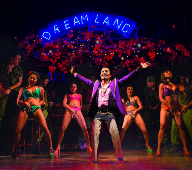 Jon Jon Briones as the Engineer in the 2014 London revival of Miss Saigon.