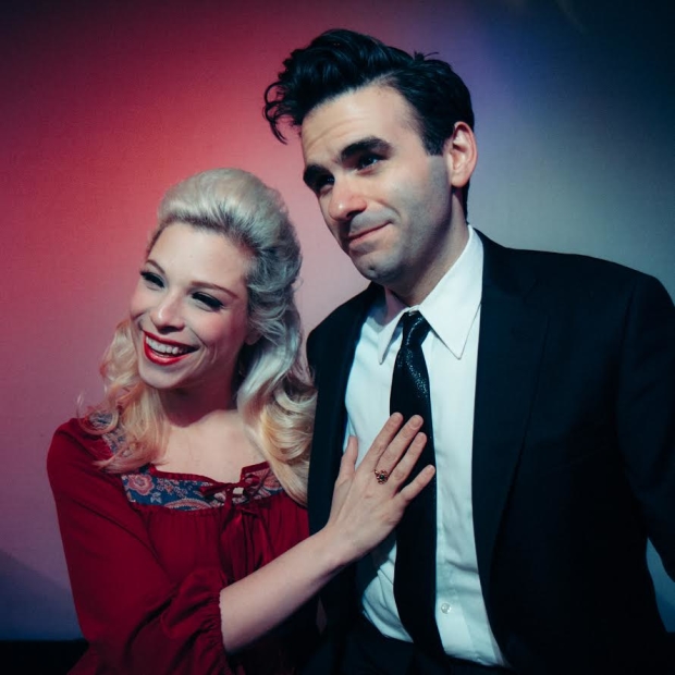 Lauren Marcus and Joe Iconis star in the new cabaret Love Letter.