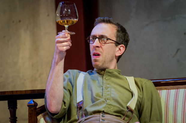 Steven Blakeley in the Park Theatre production of The Roundabout.