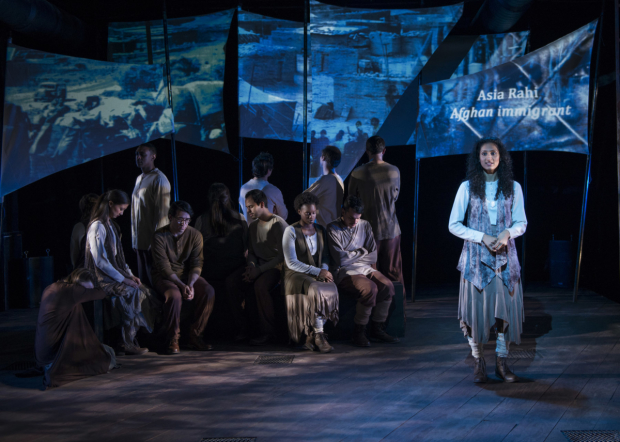 Rasika Ranganathan (right) stars in In to America, directed by Dorothy Milne, at The Den Theatre.