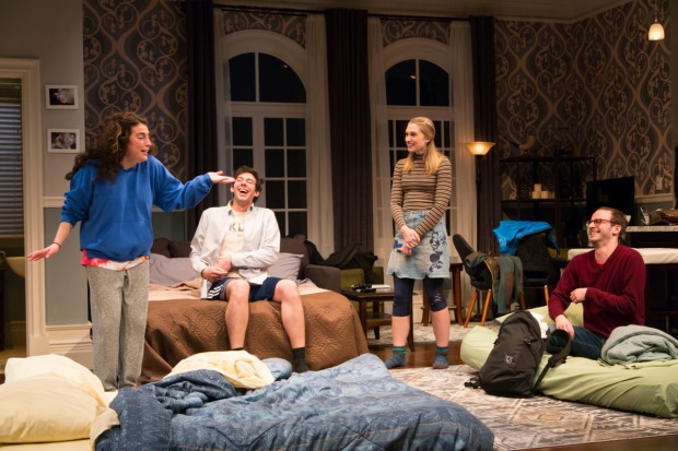 The cast of Bad Jews, directed by Jessica Stone, at George Street Playhouse.