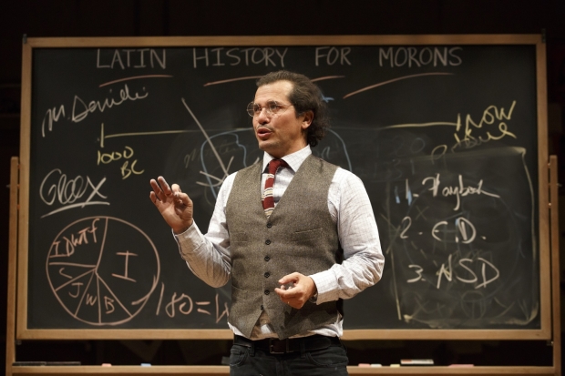 John Leguizamo stars in his solo show, Latin History for Morons, directed by Tony Taccone, at the Public Theater.