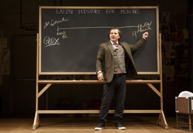 John Leguizamo draws a timeline from the Mayans to Pitbull in Latin History for Morons.