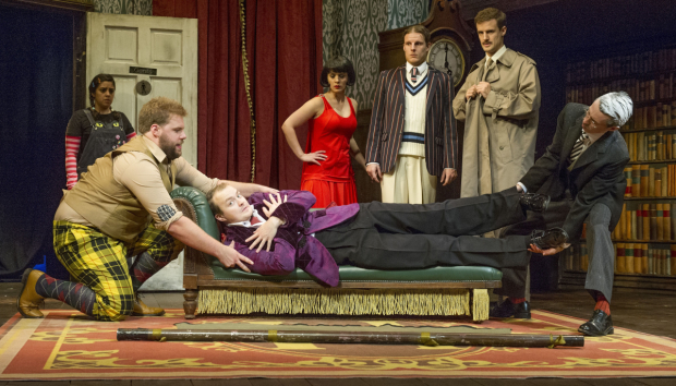 The Play That Goes Wrong celebrates its Broadway opening tonight at the Lyceum Theatre.