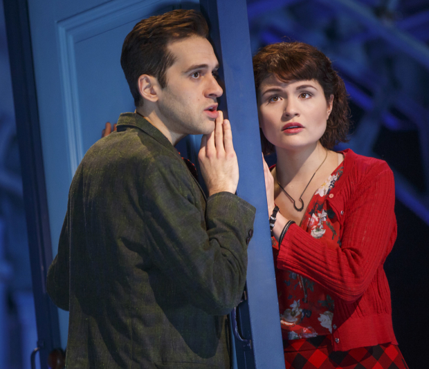 Adam Chanler-Berat and Phillipa Soo star on Broadway in Amélie.