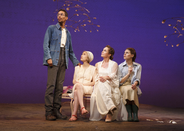 Kyle Beltran, Tavi Gevinson, Diane Lane, and Celia Keenan-Bolger starred in Anton Chekhov&#39;s The Cherry Orchard at Broadway&#39;s American Airlines Theatre.