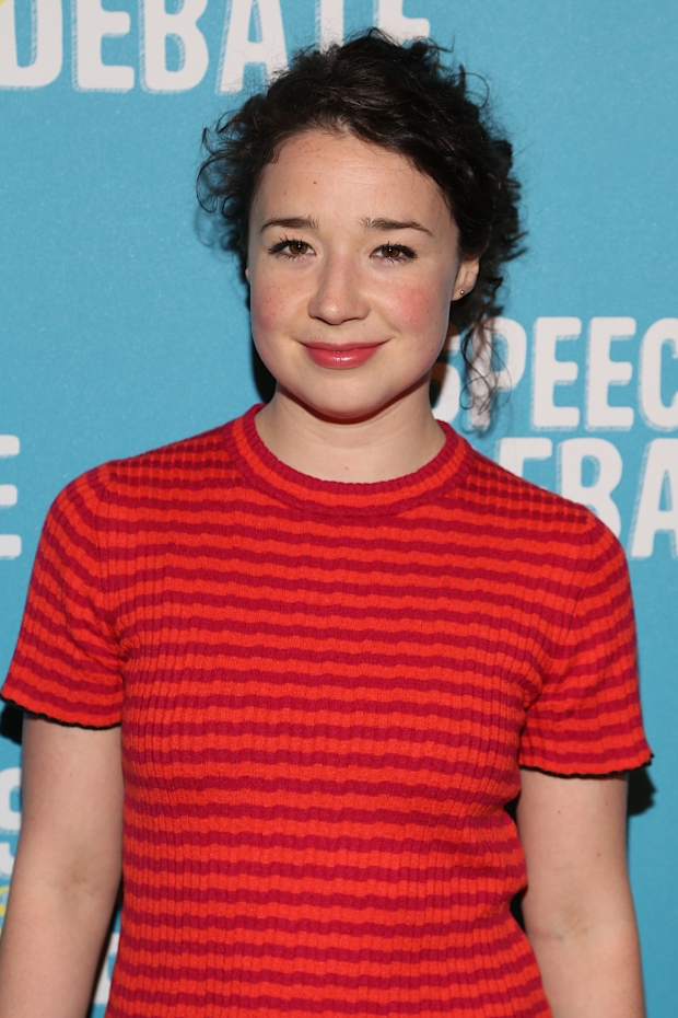 Sarah Steele stars in Speech &amp; Debate, reprising her role from the original Roundabout Underground production of the play.