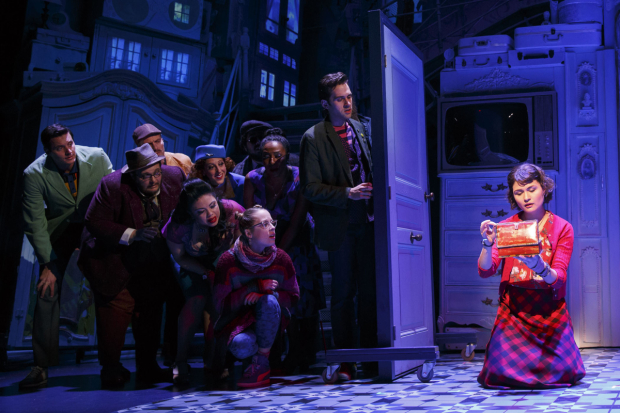 Phillipa Soo leads the cast of Amélie at Broadway&#39;s Walter Kerr Theatre.