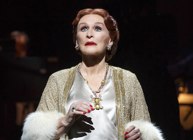 Glenn Close as Norma Desmond in the Broadway revival of Sunset Boulevard.