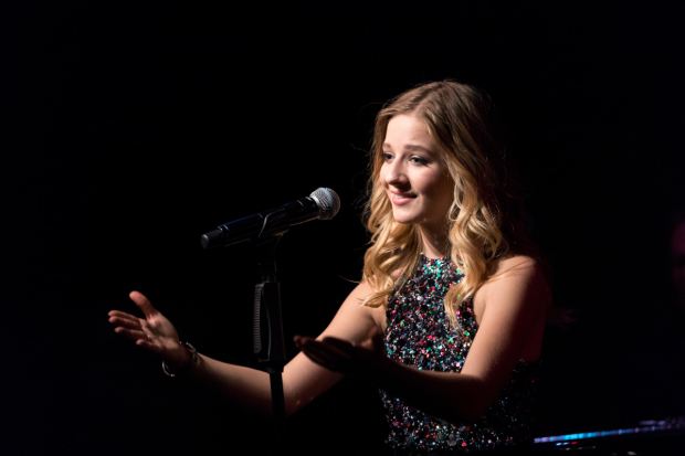 Jackie Evancho sings a program of Italian opera, pop, and Broadway standards at the Café Carlyle.
