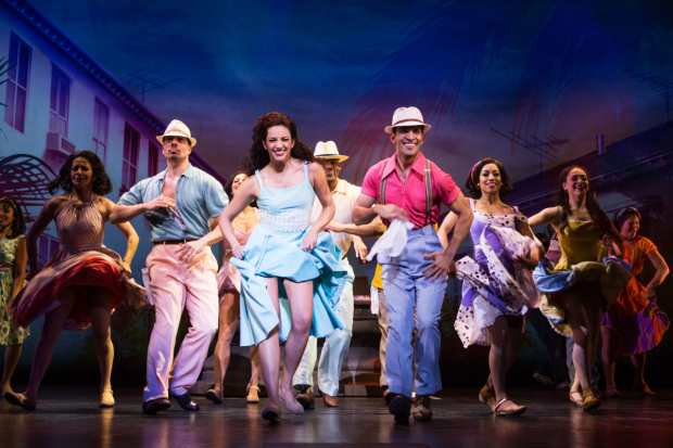 The cast of On Your Feet! has audiences on their feet night after night.