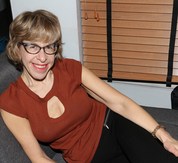 Jackie Hoffman in her dressing room at the Lunt-Fontanne Theatre.