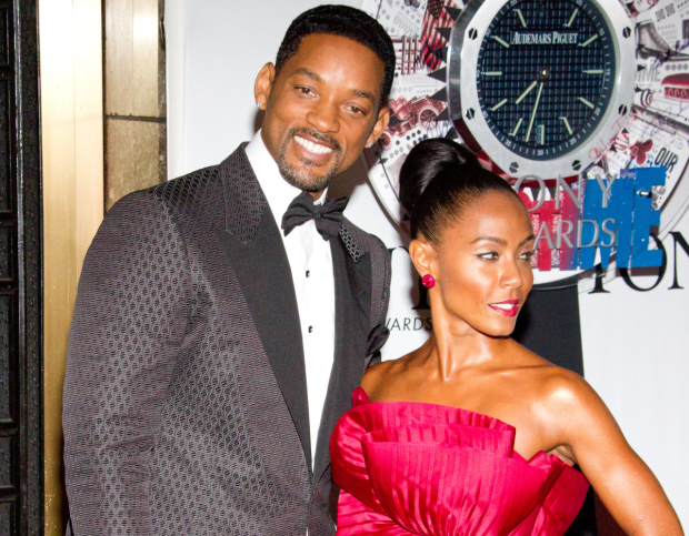 Will Smith, who is in talks to take on the role of the genie in Disney&#39;s live-action Aladdin with Jada Pinkett Smith.