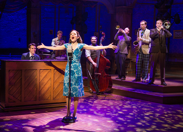 Laura Osnes takes the stage in Bandstand at the Jacobs Theatre.