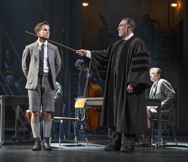 Austin P. McKenzie and Patrick Page starred in the Broadway revival of Spring Awakening. This photo is not scratch and sniff, but it should be.