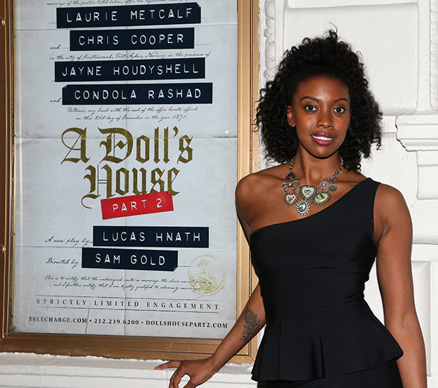 Condola Rashad returns to Broadway in A Doll&#39;s House, Part 2.