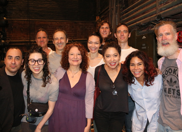 Daphne Rubin-Vega (second from right) with the cast of Indecent.