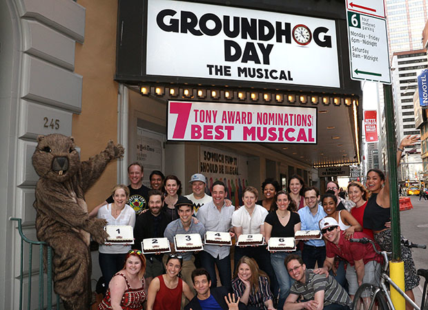 Happy 7 nominations to team Groundhog Day!