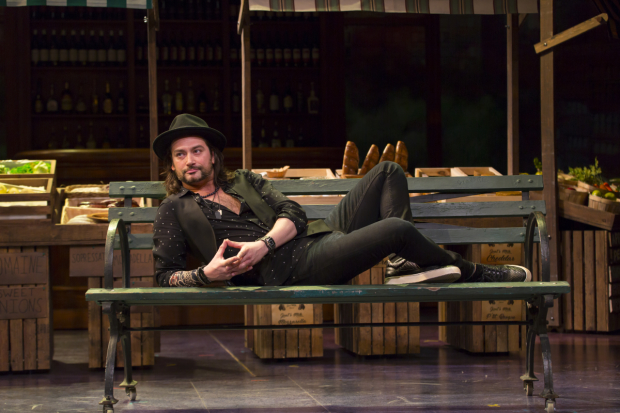 Constantine Maroulis stars in The Most Beautiful Room in New York, directed by Gordon Edelstein, at Long Wharf Theatre.