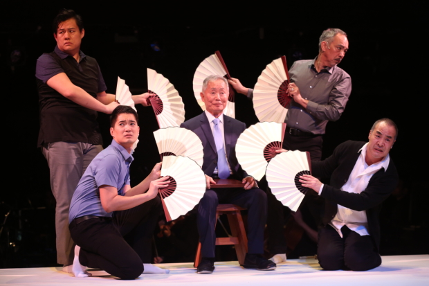 Classic Stage Company&#39;s Pacific Overtures, directed by John Doyle, features Kelvin Moon Loh, Austin Ku, George Takei, Marc Oka, and Thom Sesma.