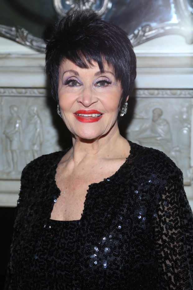 Chita Rivera on opening night of her new show at Café Carlyle.