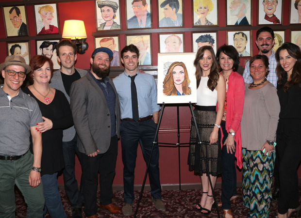 The cast of Bandstand showed up to support costar Laura Osnes.