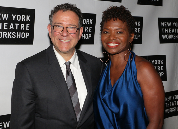 Honoree Michael Greif with LaChanze, who starred in his production of If/Then.