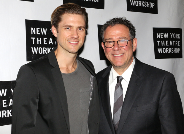 Aaron Tveit, who starred in Next to Normal, with director Michael Greif.