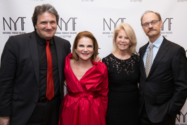  James Bassi, Tovah Feldshuh, Daryl Roth, David Hyde Pierce celebrated Mother&#39;s Day together at Our Leading Ladies.