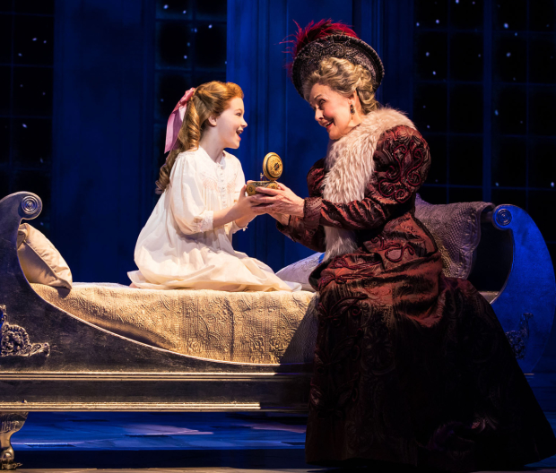 Mary Beth Peil in her Tony-nominated performance as the Dowager Empress in Anastasia.