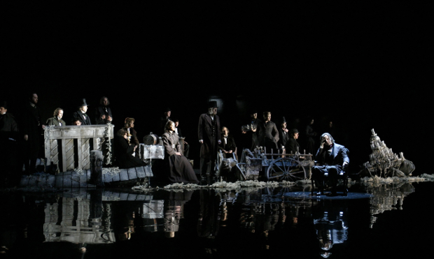A scene from Salvage, part three of Tom Stoppard&#39;s trilogy, The Coast of Utopia, at Lincoln Center Theater&#39;s Vivian Beaumont Theater.