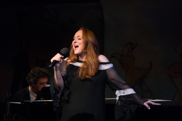 Antonia Bennett leans against the piano and sings in her Café Carlyle debut.