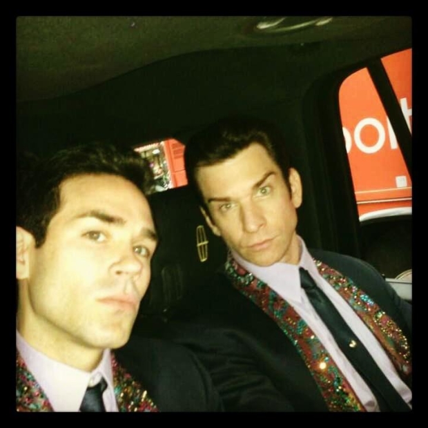 Andy Karl heading to Wheel of Fortune taping with Jersey Boys costar Dominic Scaglione, Jr.