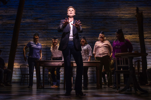 Jenn Colella in a scene from Come From Away. 