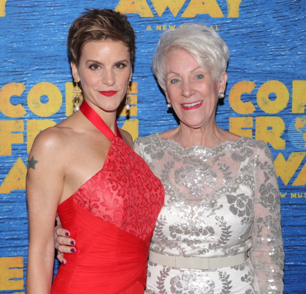 Jenn Colella and Captain Beverley Bass, who she plays in Come From Away.