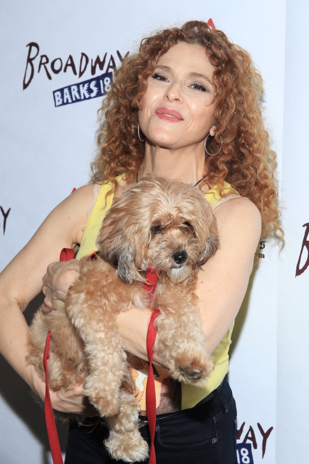 Bernadette Peters hosts Broadway Barks.